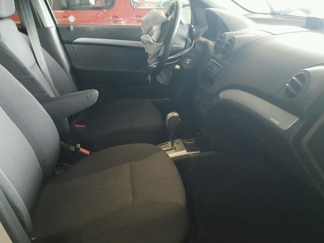 KL1TD5DE3BB190542 - 2011 CHEVROLET AVEO LS SILVER photo 5