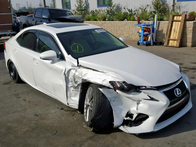 JTHBF1D26F5073277 - 2015 LEXUS IS 250 WHITE photo 1