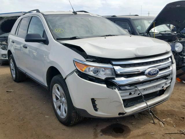 2FMDK4GCXDBA53078 - 2013 FORD EDGE SE WHITE photo 1