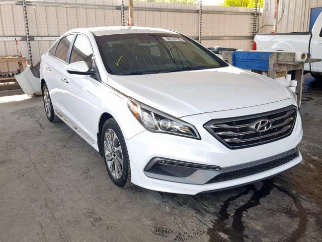 5NPE34AF9HH503533 - 2017 HYUNDAI SONATA SPO WHITE photo 1