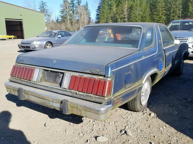 1FABP22B9BK113893 - 1981 FORD FAIRMONT F BLUE photo 4