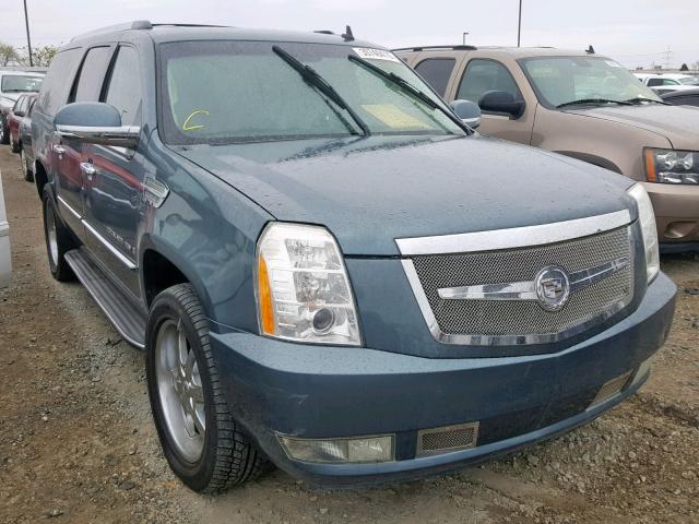 1GYFK66858R147808 - 2008 CADILLAC ESCALADE E BLUE photo 1