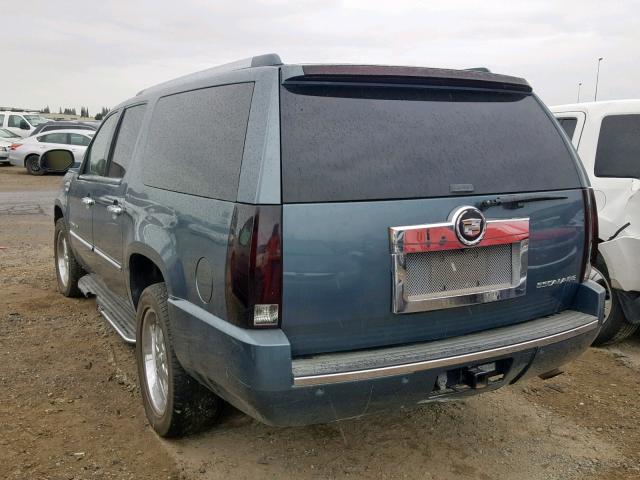 1GYFK66858R147808 - 2008 CADILLAC ESCALADE E BLUE photo 3