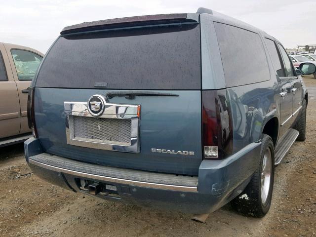 1GYFK66858R147808 - 2008 CADILLAC ESCALADE E BLUE photo 4