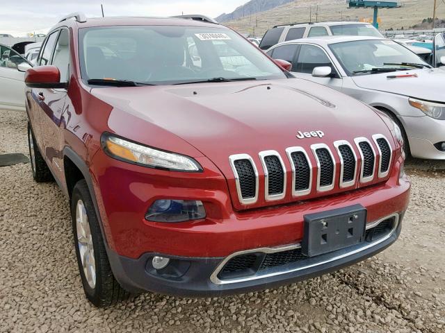 1C4PJMDB8GW209122 - 2016 JEEP CHEROKEE L RED photo 1