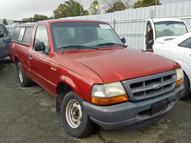 1FTYR10CXWUA73838 - 1998 FORD RANGER RED photo 1