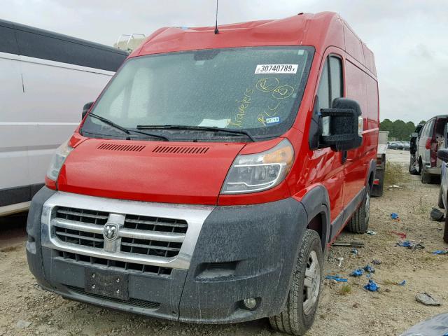3C6TRVCG7GE127135 - 2016 RAM PROMASTER 红色 照片 2