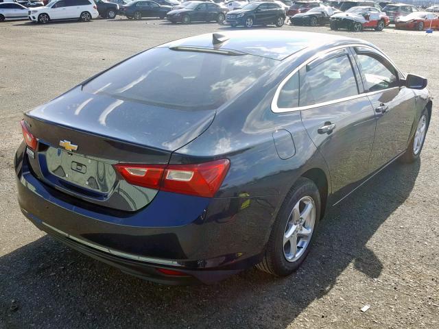 1G1ZB5ST9HF129412 - 2017 CHEVROLET MALIBU LS BLUE photo 4