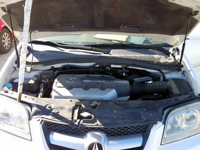 2HNYD18945H529187 - 2005 ACURA MDX TOURIN WHITE photo 7