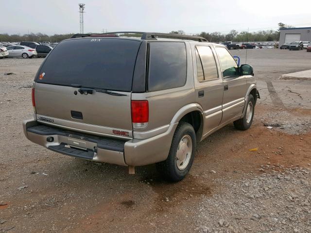 1GKCS13W7Y2307215 - 2000 GMC JIMMY GOLD photo 4