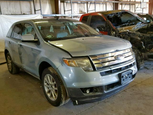 2FMDK38C28BA67247 - 2008 FORD EDGE SEL BLUE photo 1