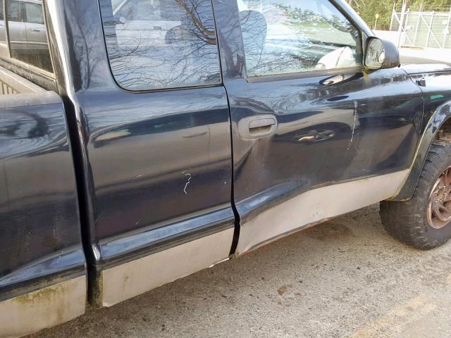 1D7HG42N54S554780 - 2004 DODGE DAKOTA SLT BLACK photo 9