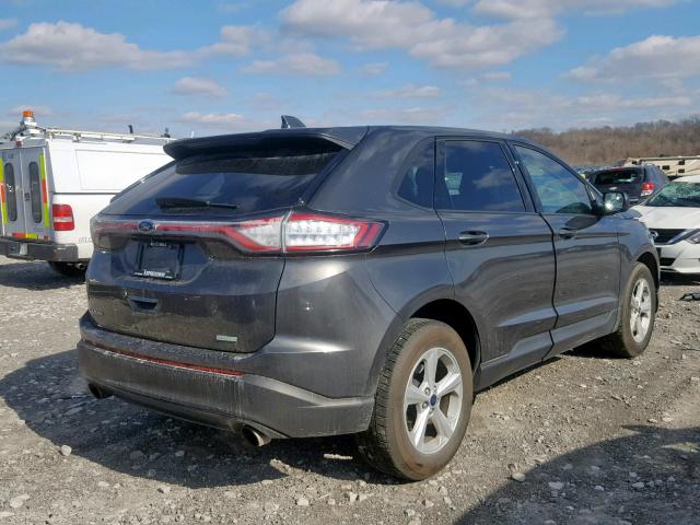 2FMPK3G97GBB83772 - 2016 FORD EDGE SE SILVER photo 4