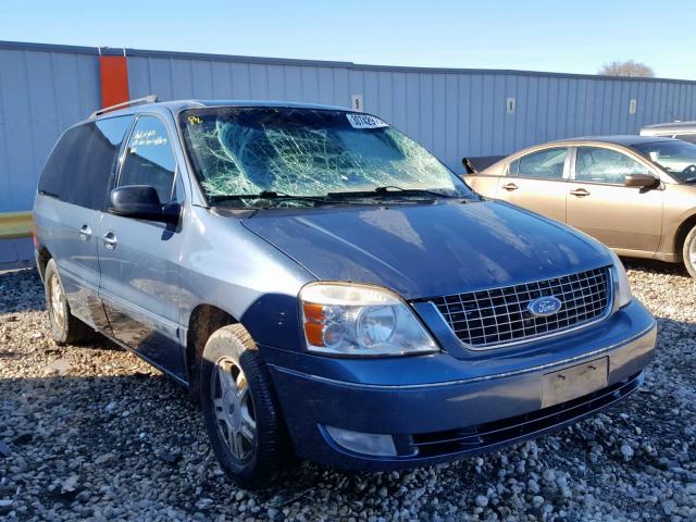 2FMZA522X6BA42727 - 2006 FORD FREESTAR S BLUE photo 1