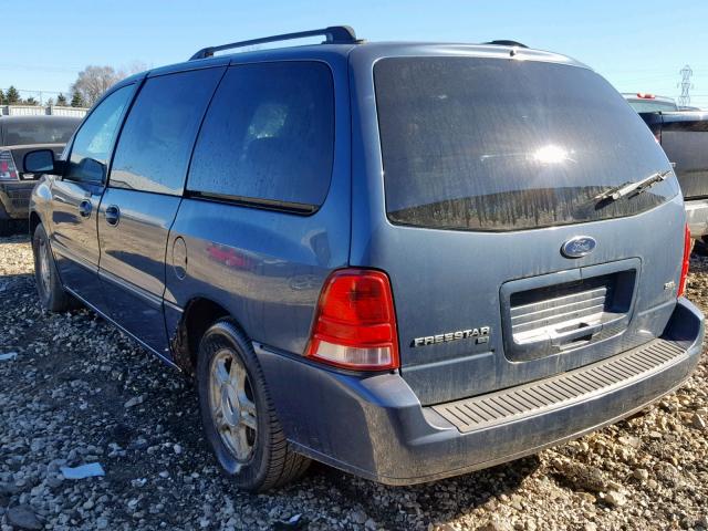 2FMZA522X6BA42727 - 2006 FORD FREESTAR S BLUE photo 3