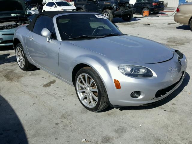 JM1NC25F860113404 - 2006 MAZDA MX-5 MIATA SILVER photo 1