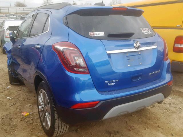 KL4CJASB4HB147981 - 2017 BUICK ENCORE PRE BLUE photo 3