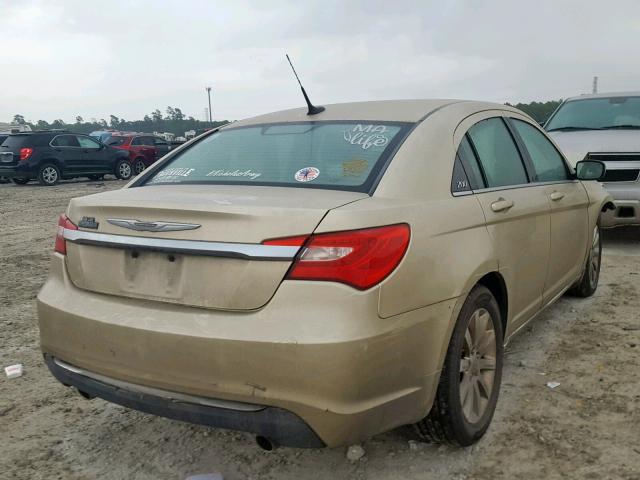 1C3BC1FG3BN504191 - 2011 CHRYSLER 200 TOURIN TAN photo 4