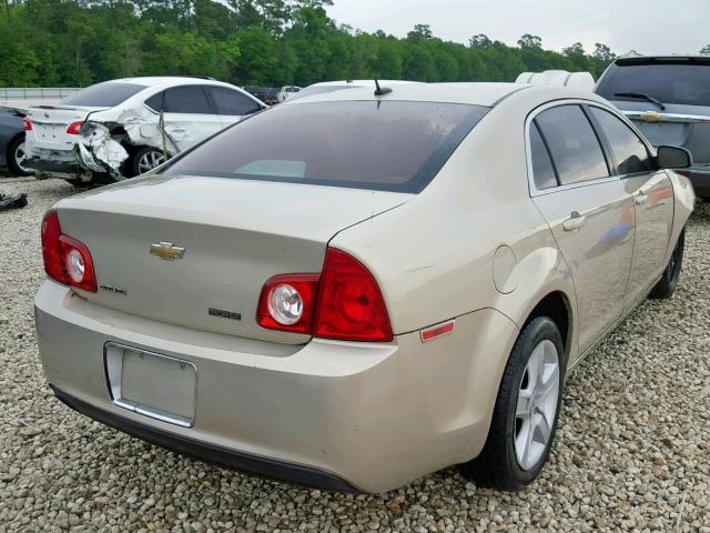 1G1ZB5EB2AF308416 - 2010 CHEVROLET MALIBU LS TAN photo 4