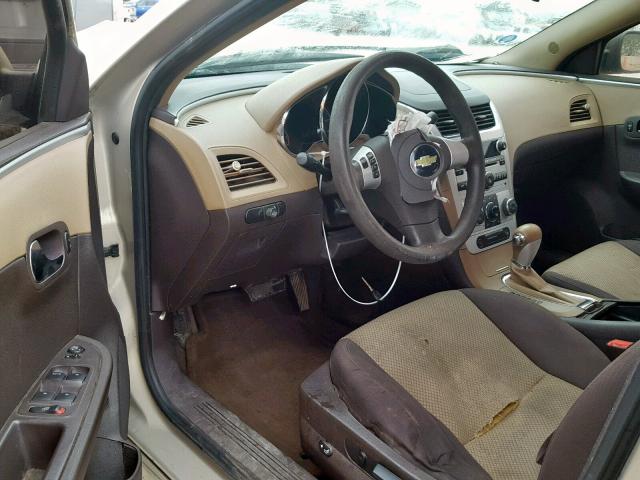 1G1ZB5EB2AF308416 - 2010 CHEVROLET MALIBU LS TAN photo 9