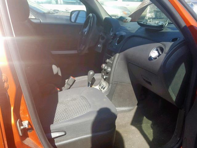 3GNDA13D17S625407 - 2007 CHEVROLET HHR LS Naranja foto 5