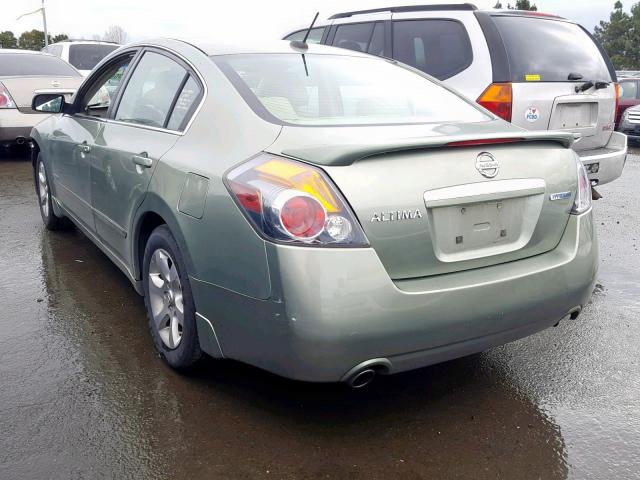 1N4CL21E78C257442 - 2008 NISSAN ALTIMA HYB GREEN photo 3