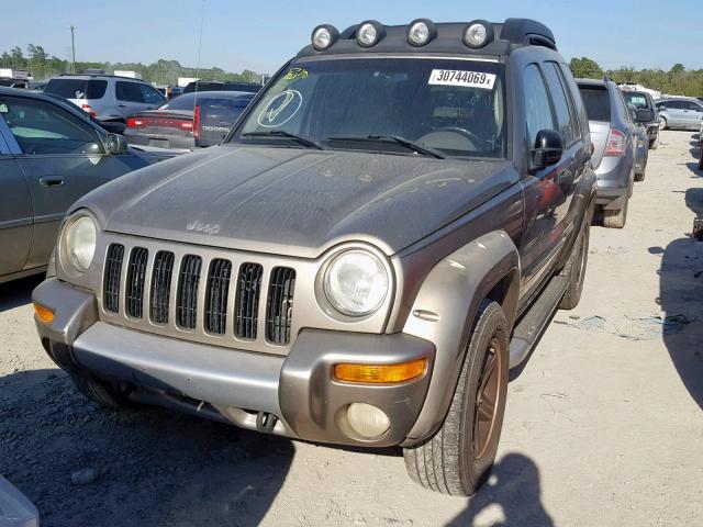 1J4GL38K13W575913 - 2003 JEEP LIBERTY RE TAN photo 2