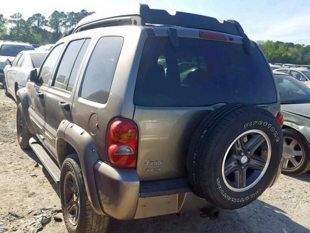 1J4GL38K13W575913 - 2003 JEEP LIBERTY RE TAN photo 3