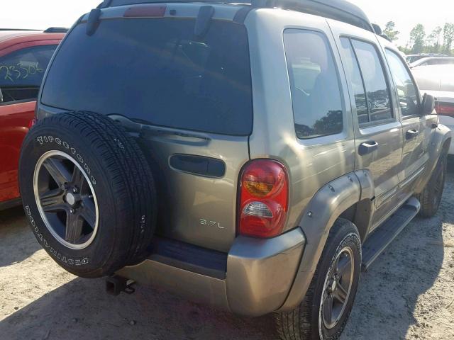 1J4GL38K13W575913 - 2003 JEEP LIBERTY RE TAN photo 4