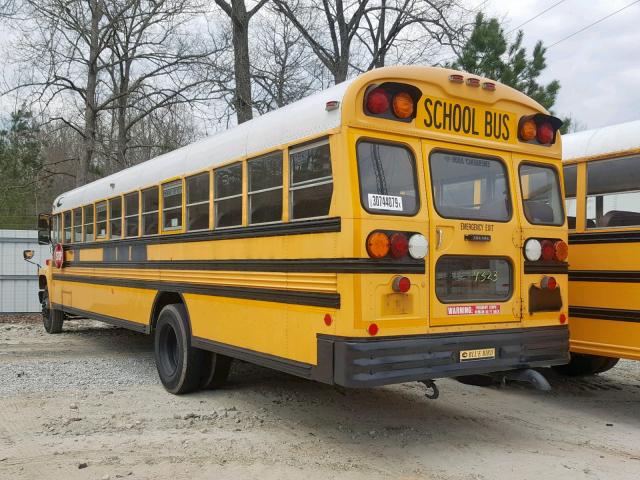 1FDXJ75CXPVA09515 - 1993 FORD BUS CHASSI YELLOW photo 3