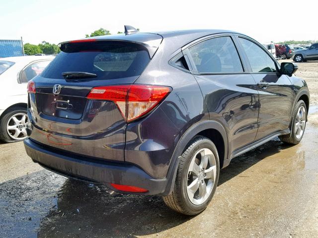 3CZRU5H57HM716342 - 2017 HONDA HR-V EX CHARCOAL photo 4