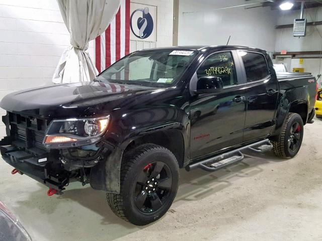 1GCGTCEN8J1157301 - 2018 CHEVROLET COLORADO L BLACK photo 2