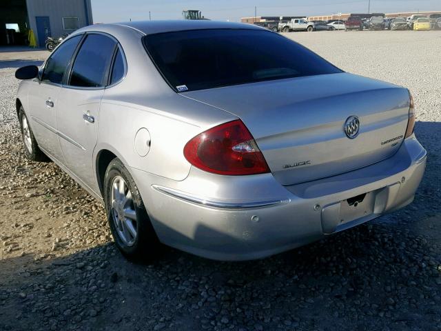 2G4WD562X51201643 - 2005 BUICK LACROSSE C SILVER photo 3