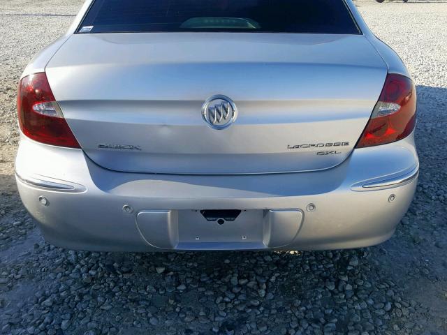 2G4WD562X51201643 - 2005 BUICK LACROSSE C SILVER photo 9