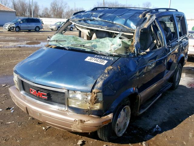 1GKEL19XX4B503973 - 2004 GMC SAFARI XT BLUE photo 2