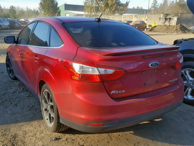 1FAHP3J24CL295399 - 2012 FORD FOCUS TITA RED photo 3