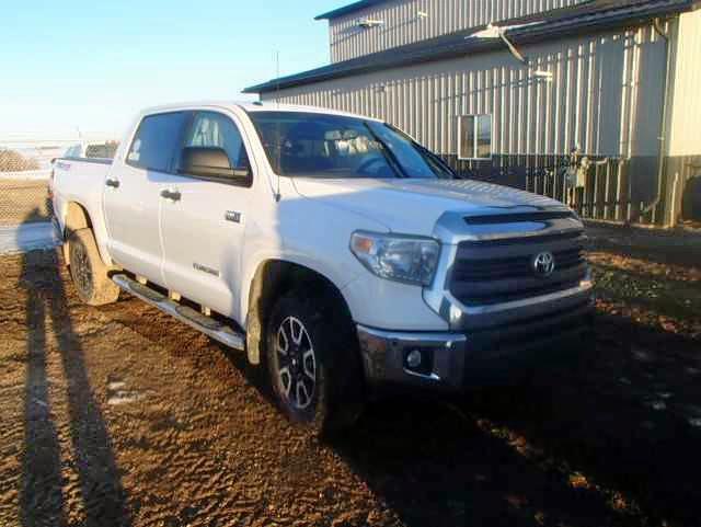 5TFDY5F12EX324640 - 2014 TOYOTA TUNDRA CRE WHITE photo 1