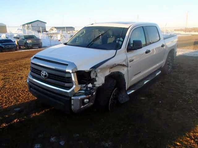 5TFDY5F12EX324640 - 2014 TOYOTA TUNDRA CRE WHITE photo 2