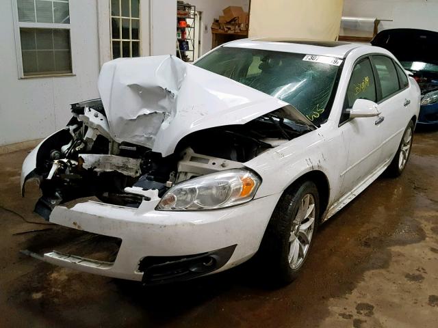 2G1WC5EM9A1193564 - 2010 CHEVROLET IMPALA LTZ WHITE photo 2