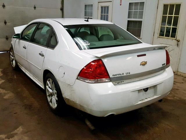 2G1WC5EM9A1193564 - 2010 CHEVROLET IMPALA LTZ WHITE photo 3