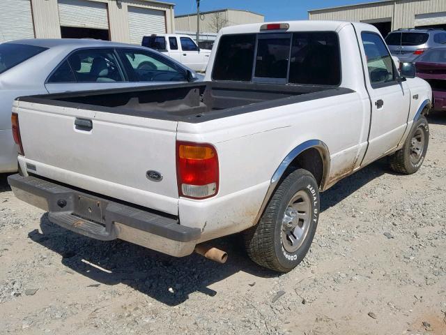 1FTYR10V5XUA29488 - 1999 FORD RANGER WHITE photo 4