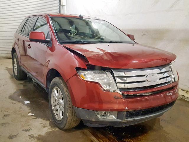 2FMDK48C88BA39927 - 2008 FORD EDGE SEL MAROON photo 1