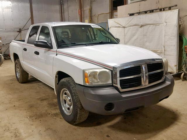 1D7HW28K56S689975 - 2006 DODGE DAKOTA QUA WHITE photo 1