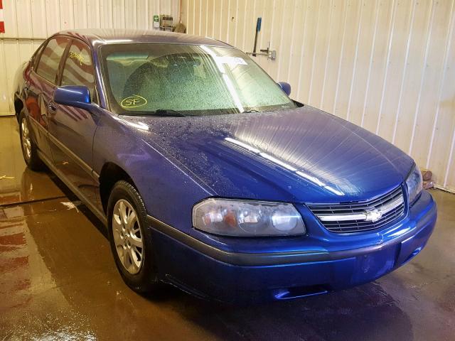 2G1WF52E459312357 - 2005 CHEVROLET IMPALA BLUE photo 1