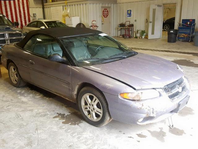 3C3EL55HXTT314002 - 1996 CHRYSLER SEBRING JX CHARCOAL photo 1