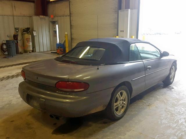 3C3EL55HXTT314002 - 1996 CHRYSLER SEBRING JX CHARCOAL photo 4