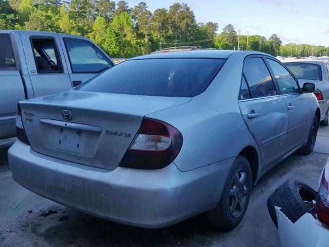 4T1BE32K53U131492 - 2003 TOYOTA CAMRY LE SILVER photo 4