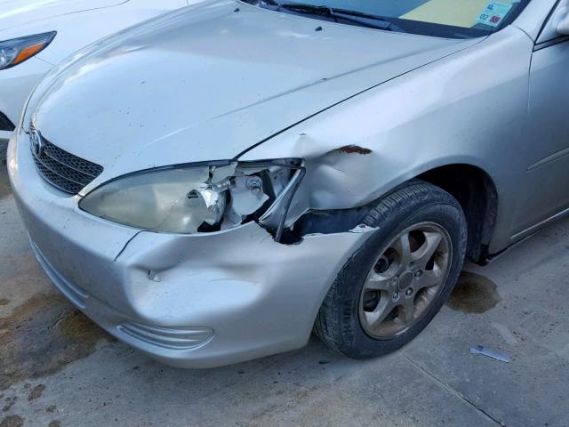 4T1BE32K53U131492 - 2003 TOYOTA CAMRY LE SILVER photo 9