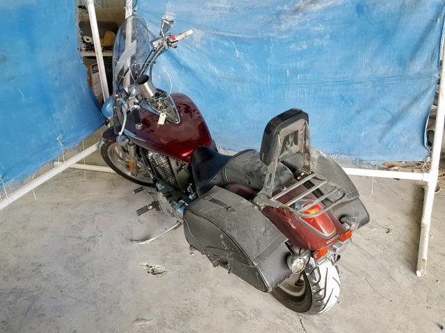 1HFSC55026A208962 - 2006 HONDA VTX1300 C BURGUNDY photo 3