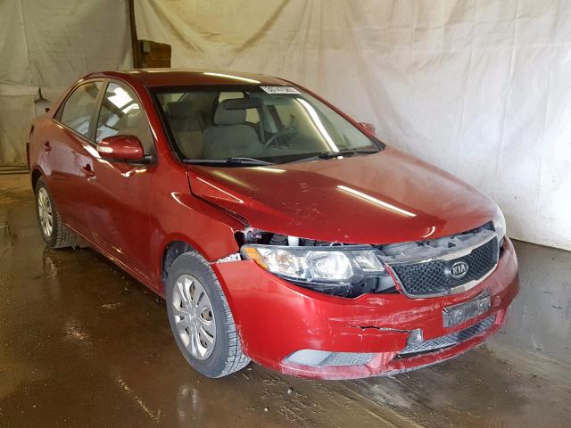 KNAFU4A22A5070431 - 2010 KIA FORTE EX RED photo 1